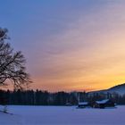 Abendstimmung an den Alpen