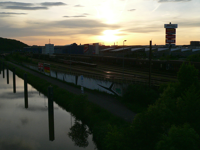 Abendstimmung an den Saarterrassen