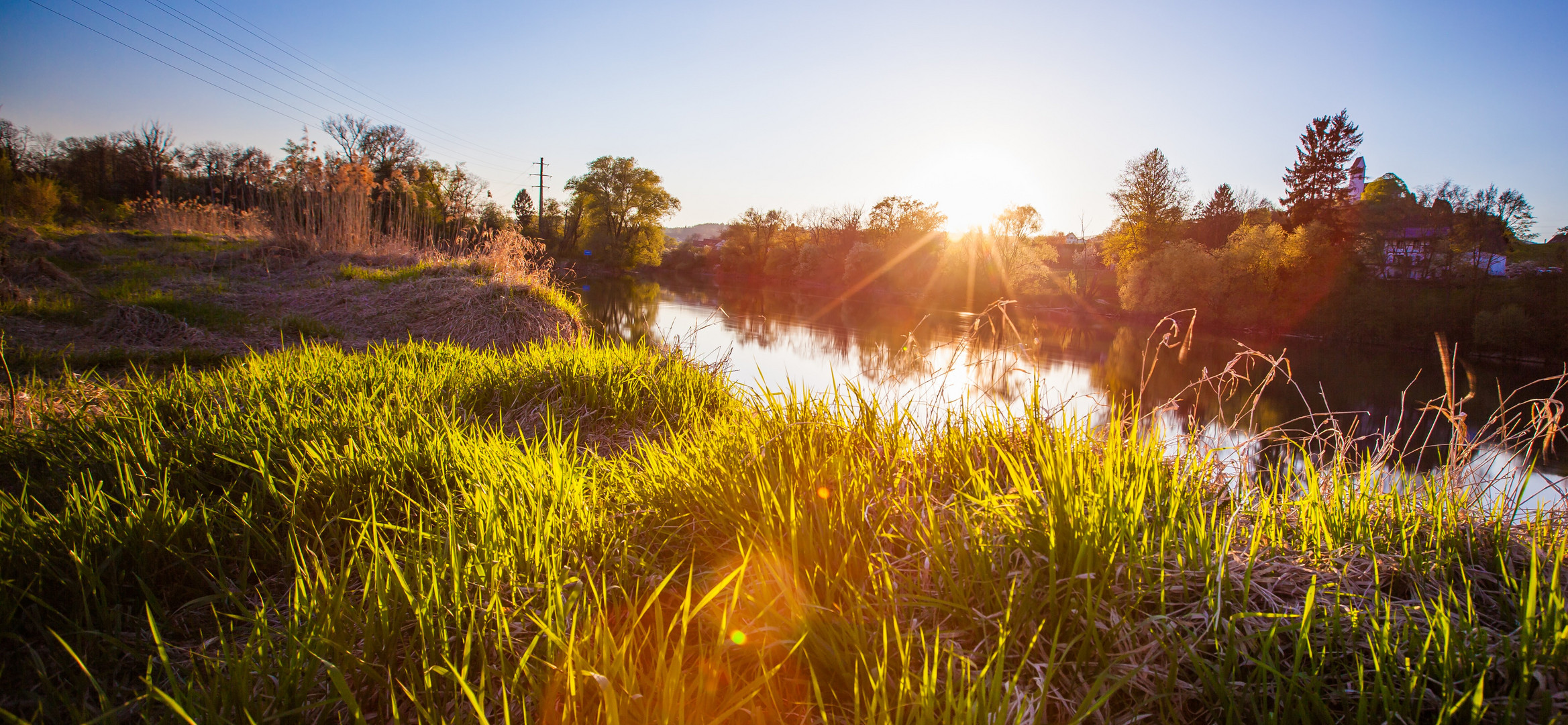 Abendstimmung an der Aare