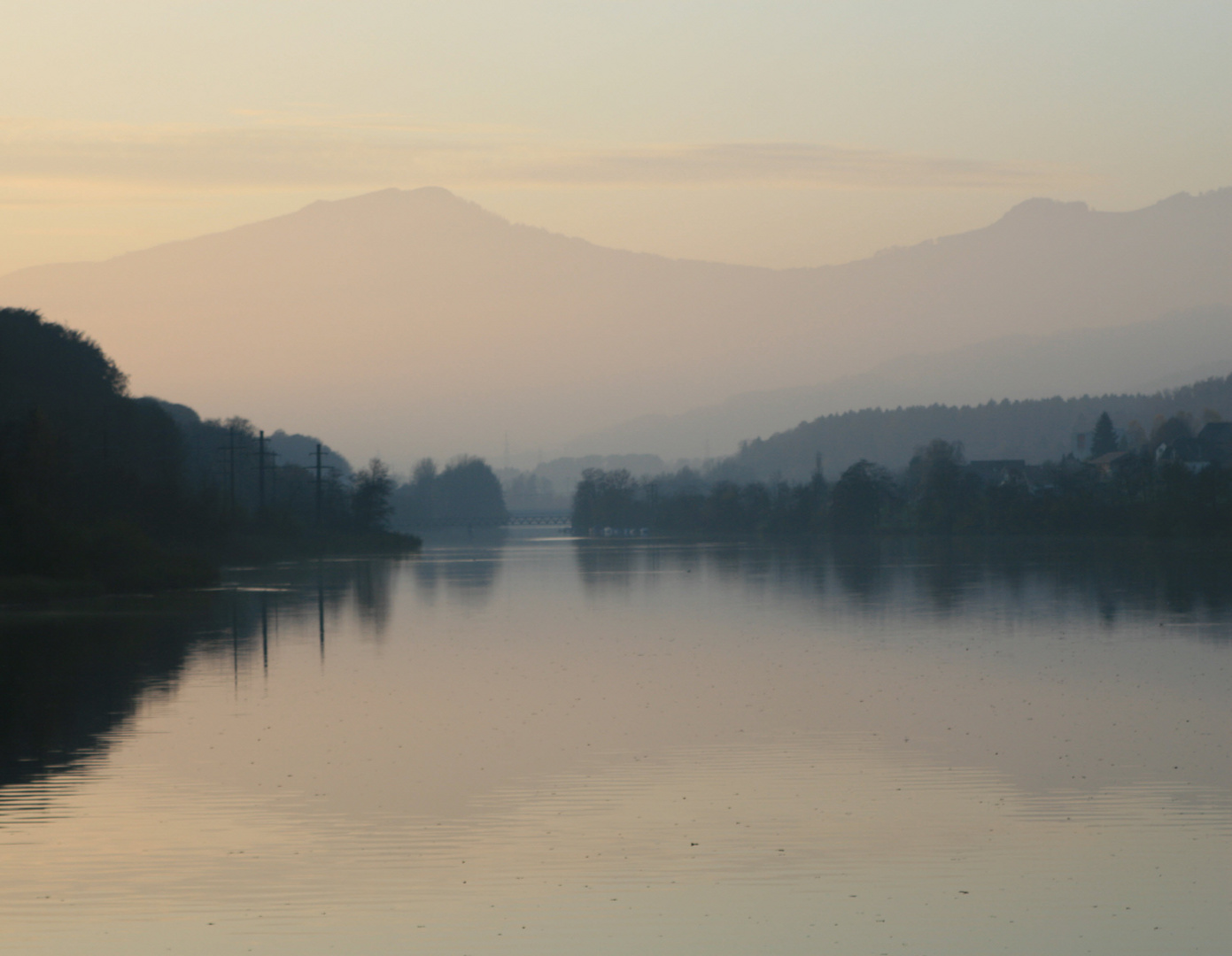 Abendstimmung an der Aare