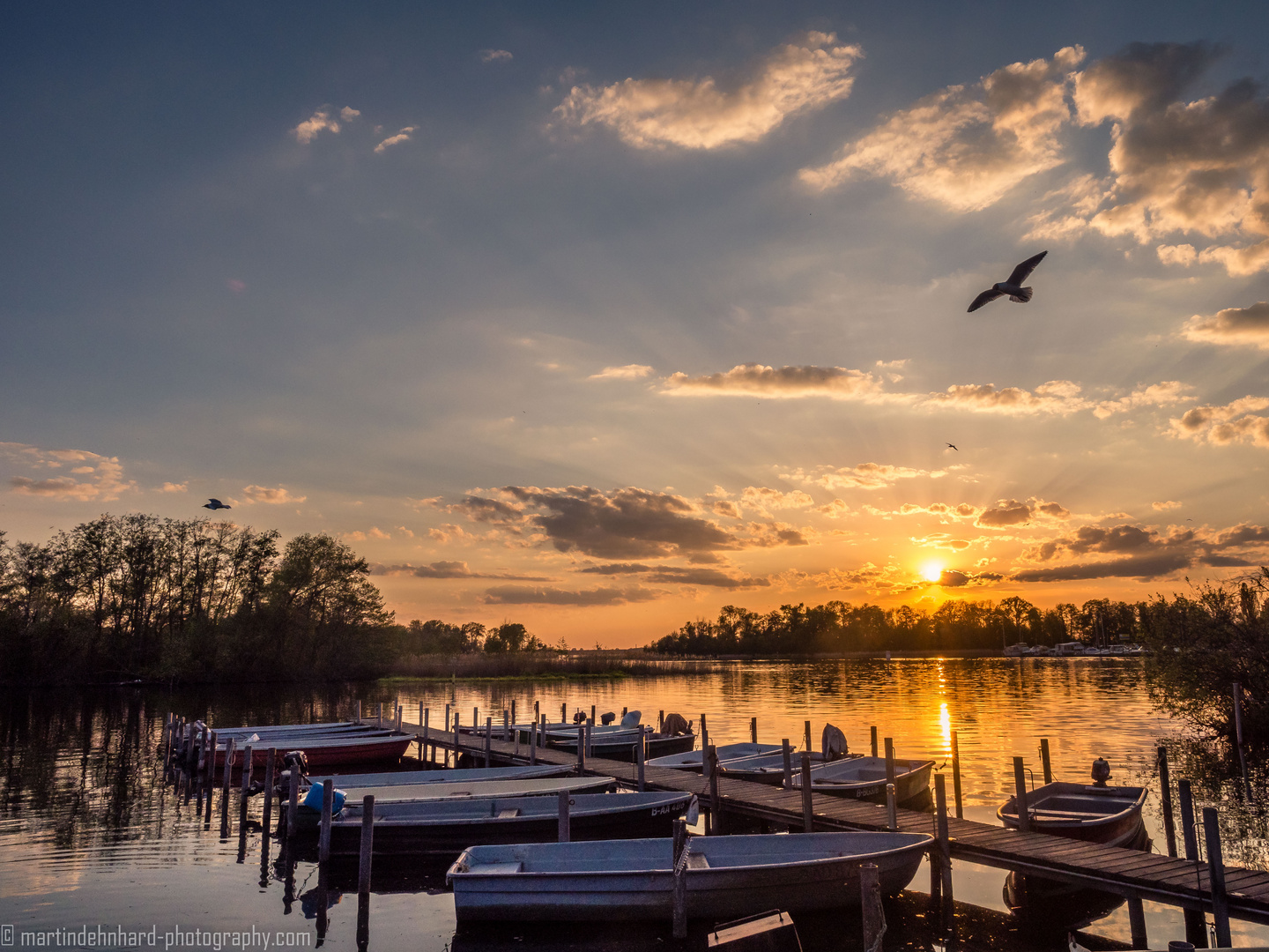 Abendstimmung an der Anlegestelle Berlin-Rahnsdorf