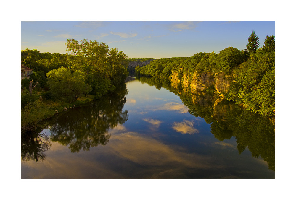 Abendstimmung an der Ardèche