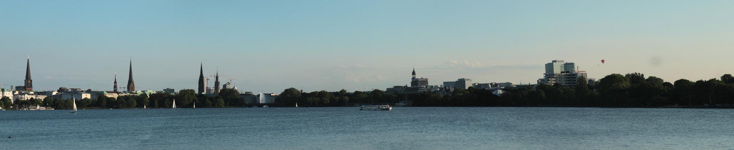 Abendstimmung an der Außenalster