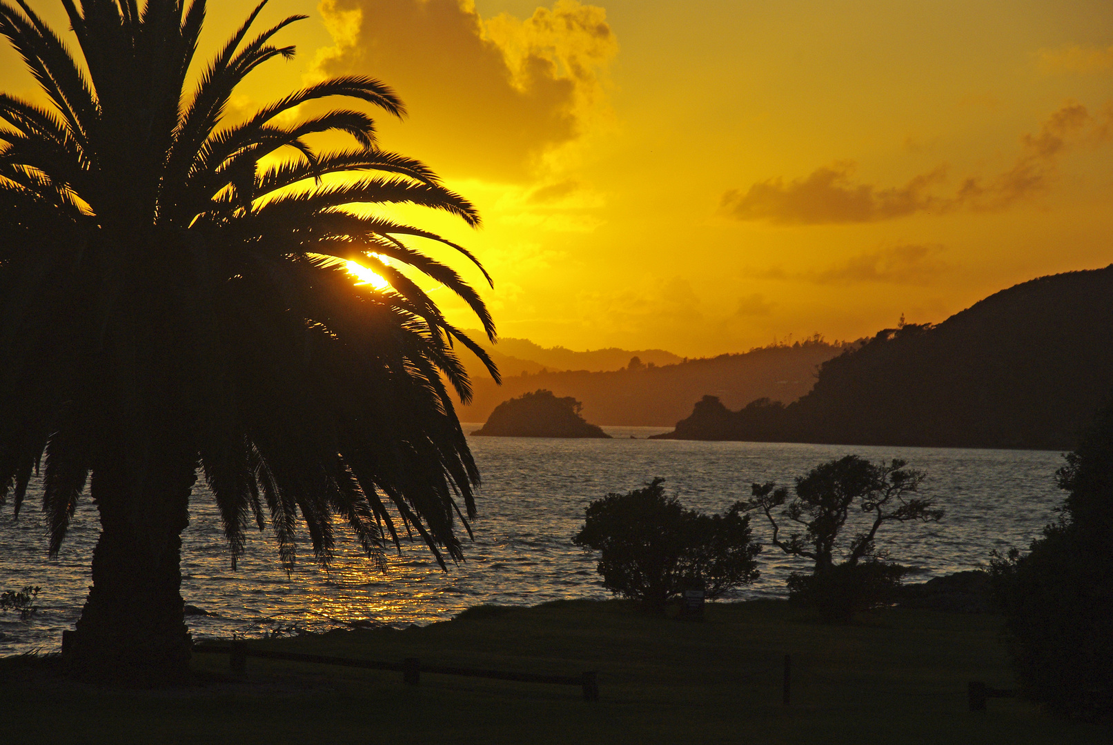 Abendstimmung an der Bay of Plenty