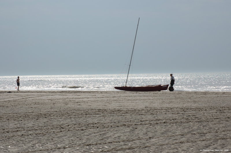 Abendstimmung an der belgischen Nordsee