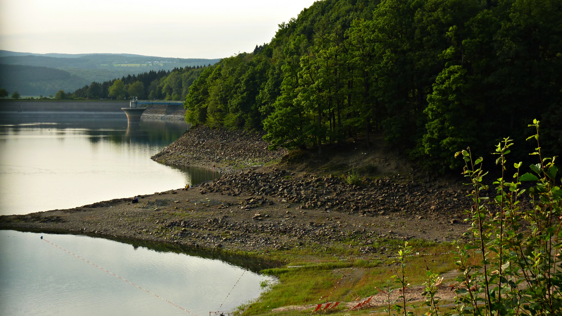 Abendstimmung an der Biggetalsperre