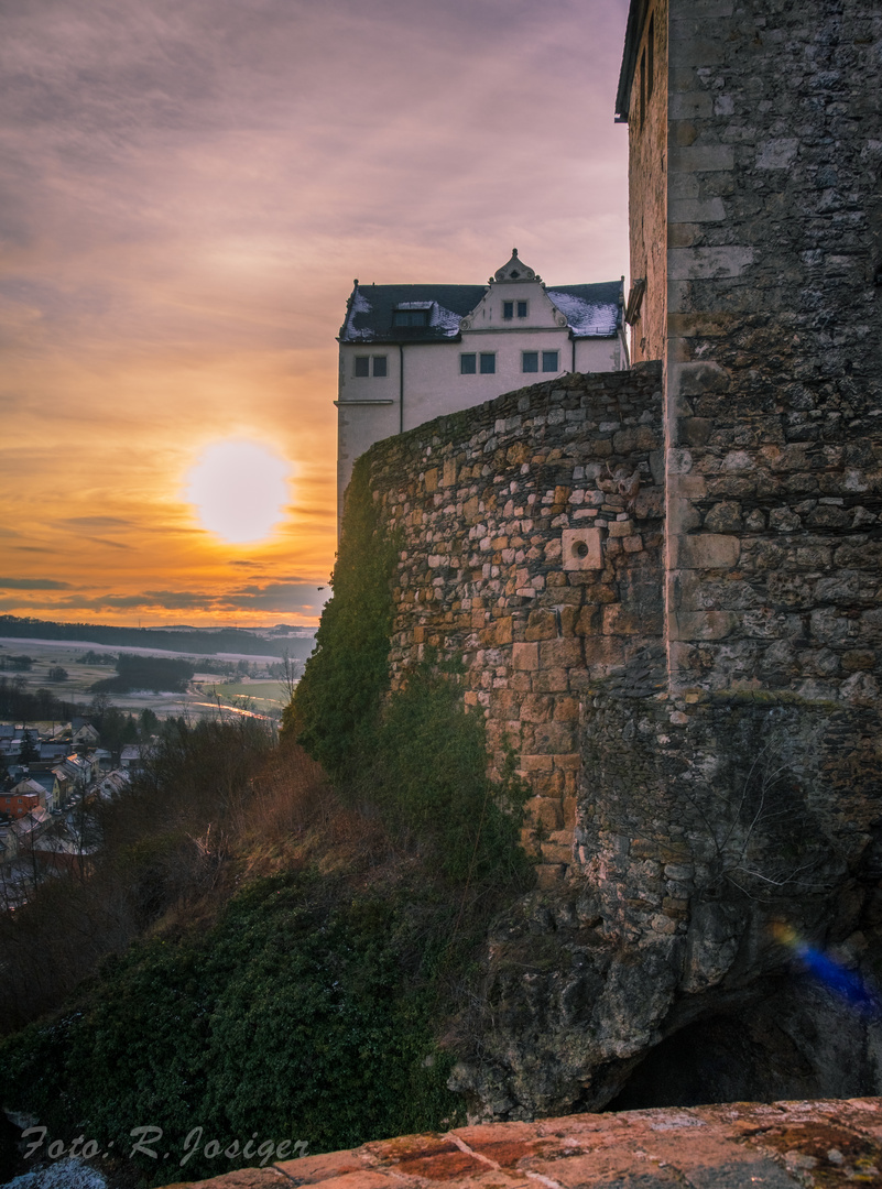 Abendstimmung an der Burg