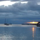 Abendstimmung an der Coles Bay (Tasmanien)