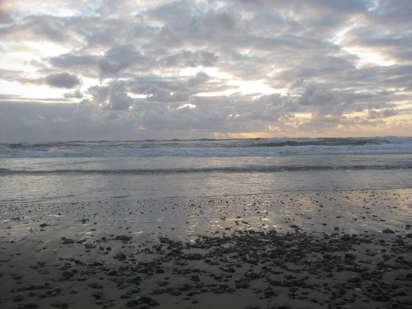 Abendstimmung an der dänischen Nordseeküste