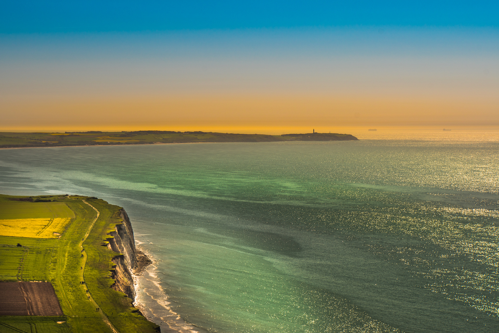 Abendstimmung an der der Côte d’Opale, Nordfrankreich