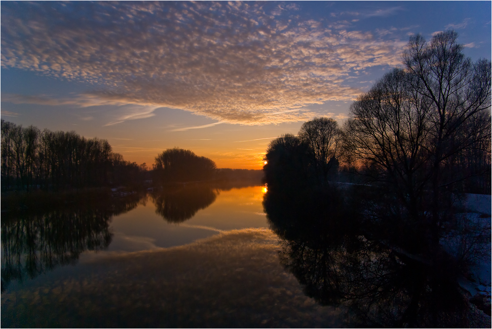 Abendstimmung an der Donau