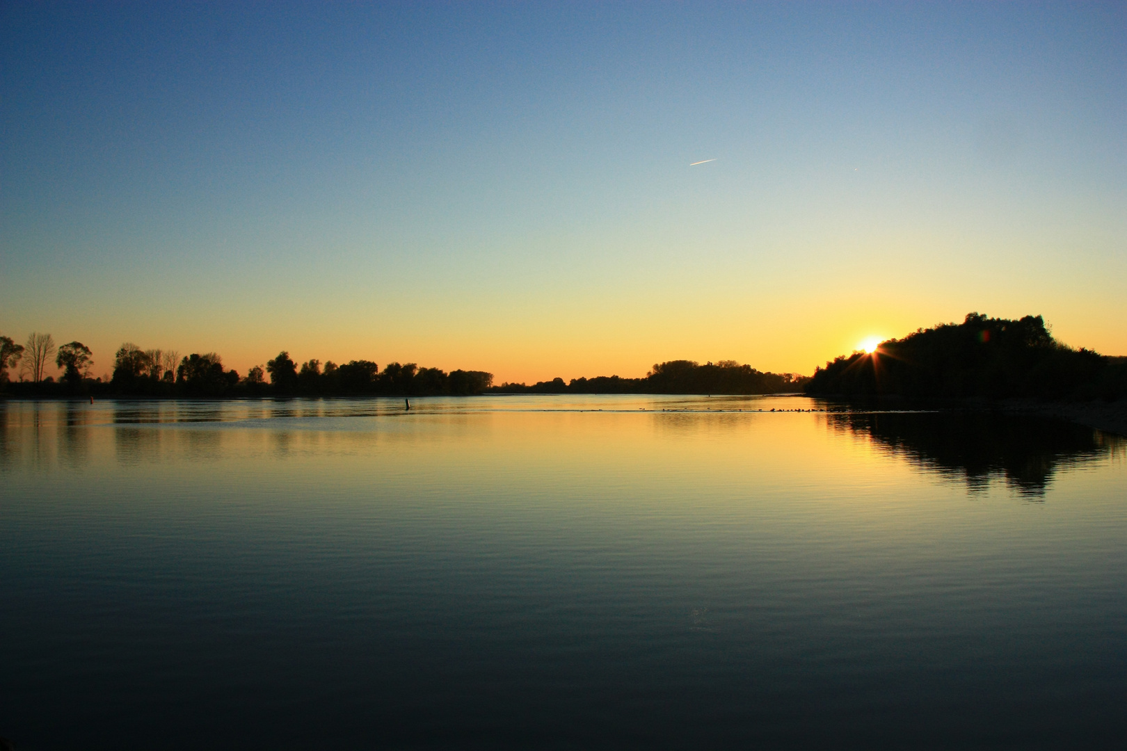 Abendstimmung an der Donau