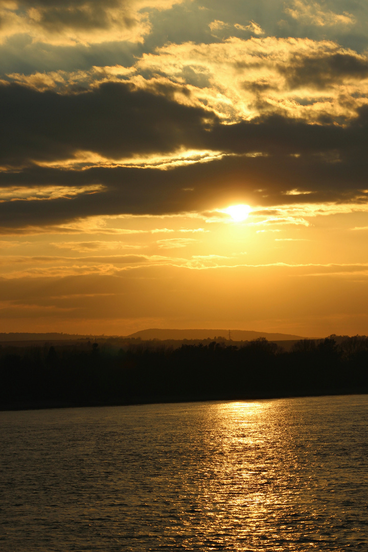 Abendstimmung an der Donau