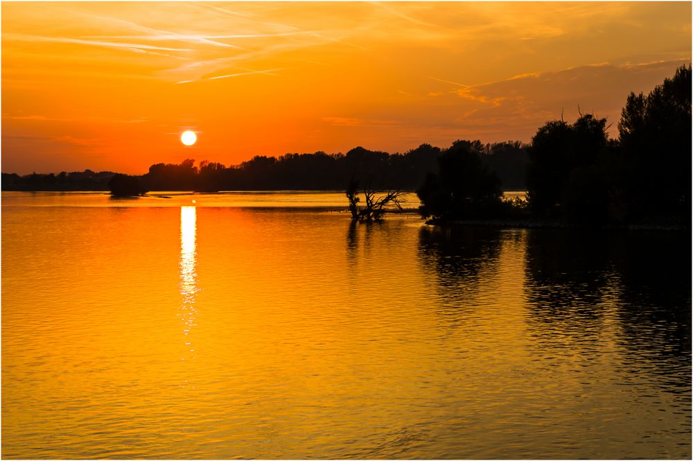 Abendstimmung an der Donau