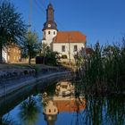 Abendstimmung an der Dorfkirche 