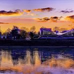 Abendstimmung an der Elbe