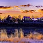 Abendstimmung an der Elbe