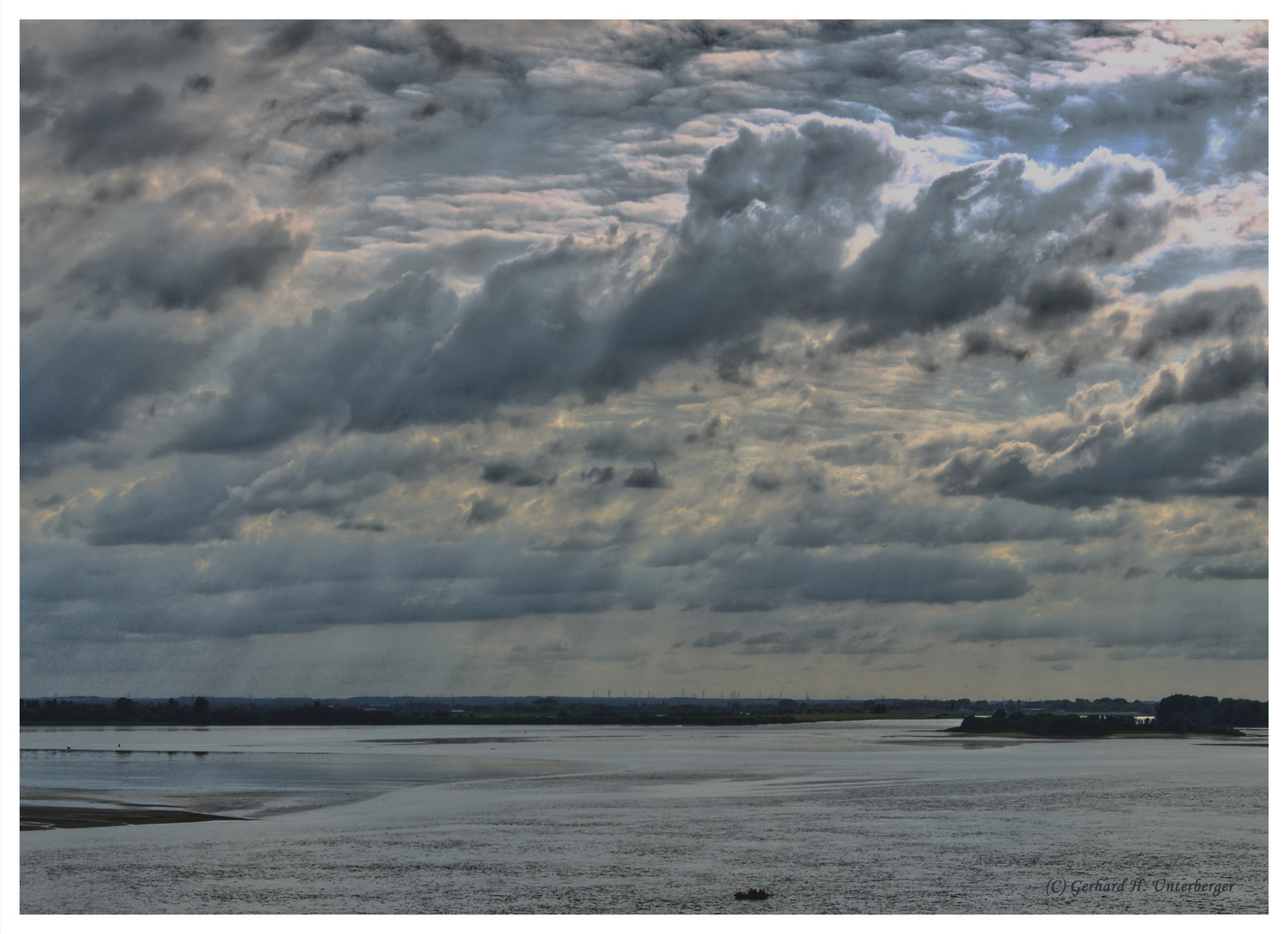 Abendstimmung an der Elbe