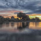 Abendstimmung an der Elbe