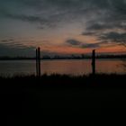 Abendstimmung an der Elbe