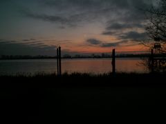 Abendstimmung an der Elbe