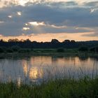 Abendstimmung an der Elbe...