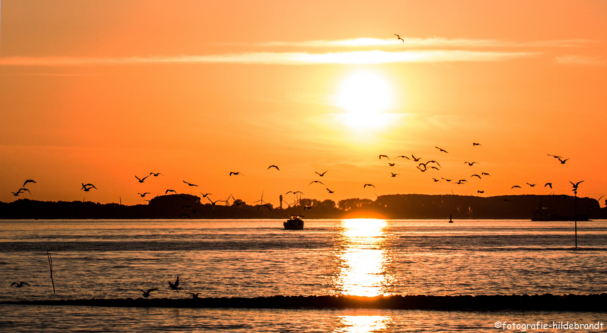 Abendstimmung an der Elbe