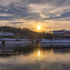 Abendstimmung an der Elbe