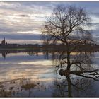 Abendstimmung an der Elbe