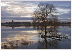 Abendstimmung an der Elbe