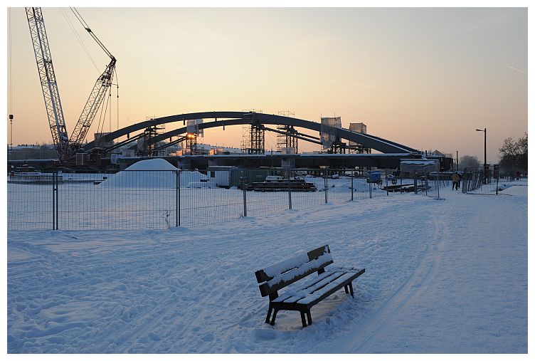 Abendstimmung an der Elbe