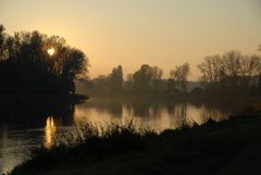 Abendstimmung an der Elbe