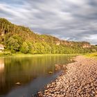 Abendstimmung an der Elbe