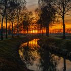 Abendstimmung an der Erla in St. Valentin