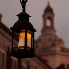 Abendstimmung an der Frauenkirche in Dresden