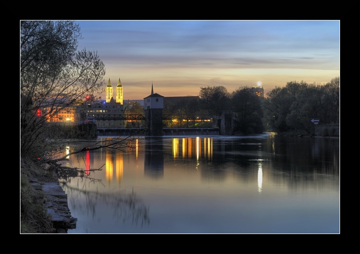 Abendstimmung an der Fulda