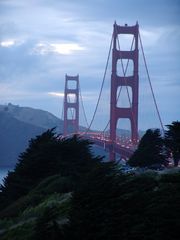 Abendstimmung an der Golden Gate Bridge