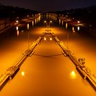 Abendstimmung an der Hindenburgschleuse in Anderten