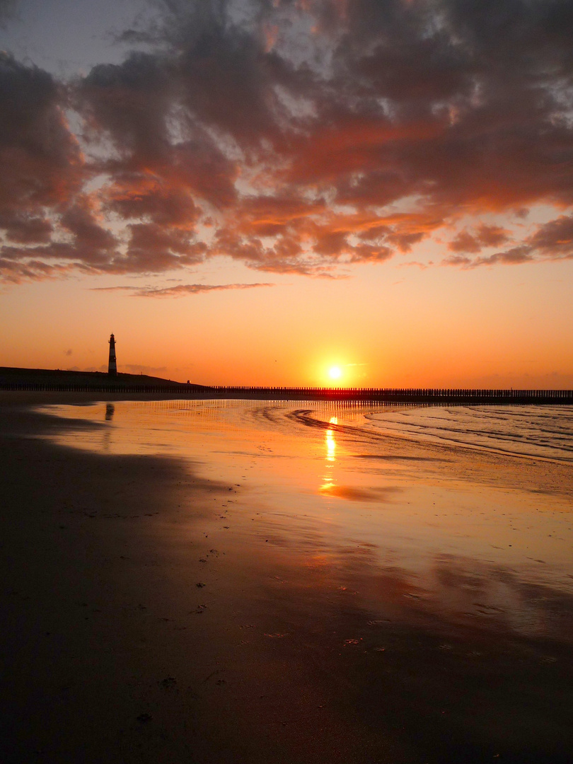 Abendstimmung an der holländischen Nordsee