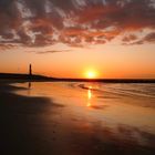 Abendstimmung an der holländischen Nordsee