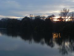 Abendstimmung an der Isar