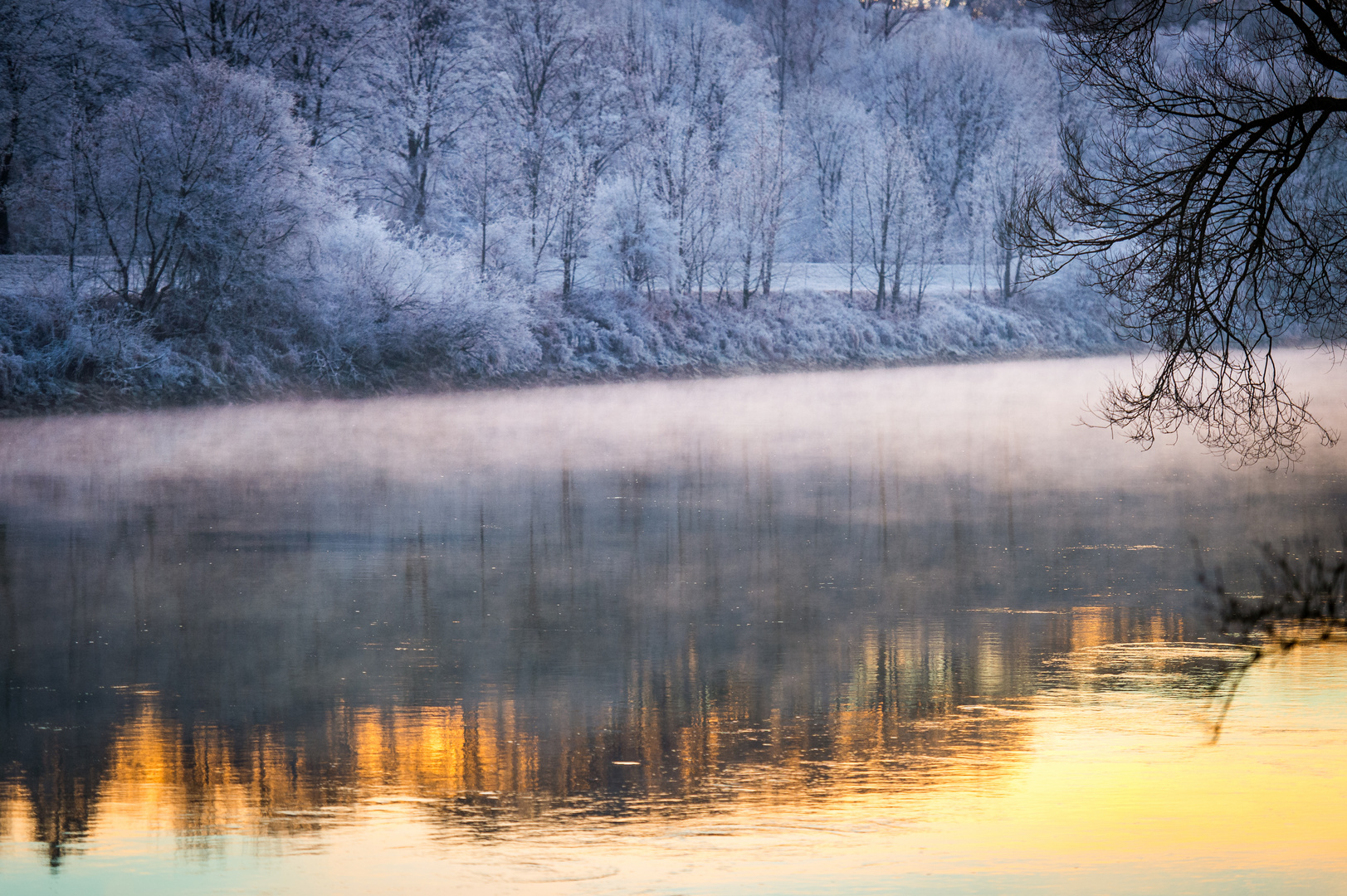 Abendstimmung an der Isar