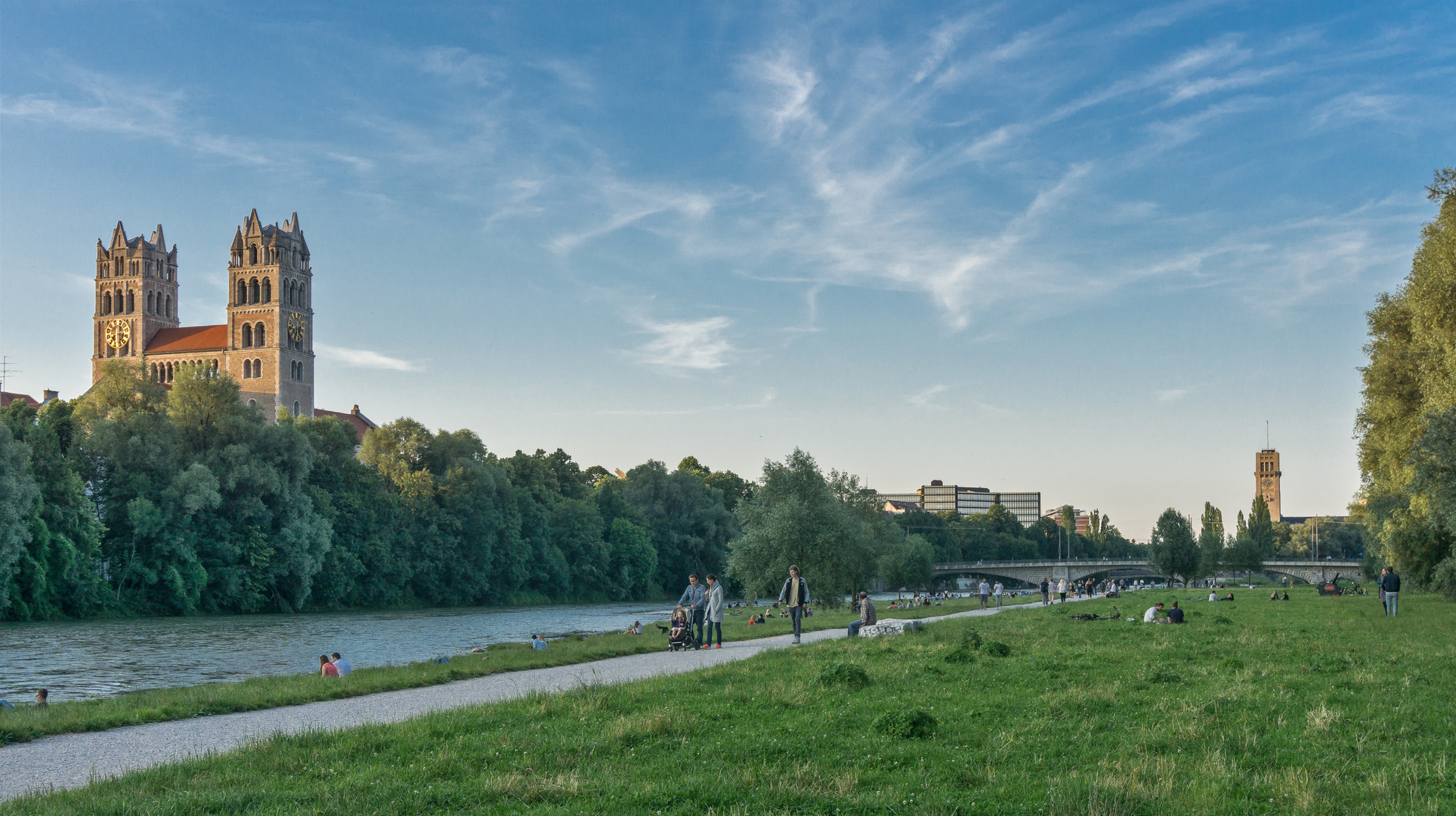 Abendstimmung an der Isar - endlich Sommer!