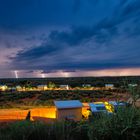 Abendstimmung an der  Kgalagadi Lodge