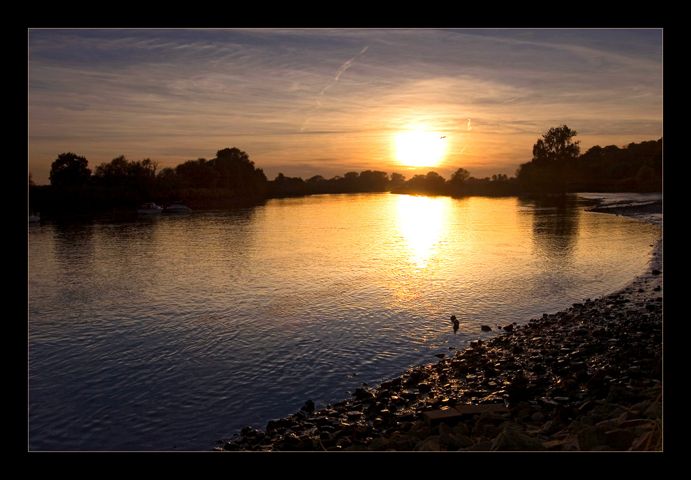 Abendstimmung an der Lesum