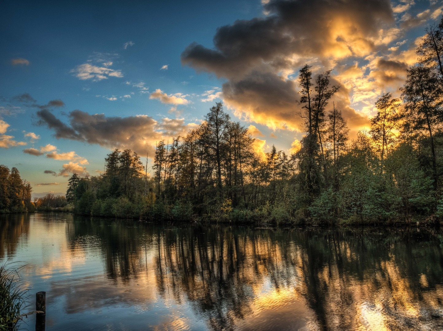 Abendstimmung an der Löcknitz