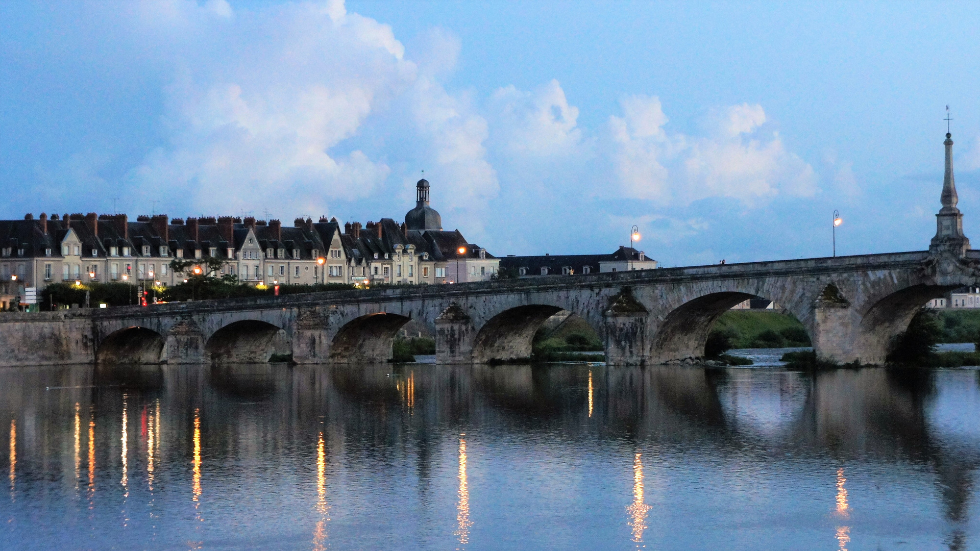 Abendstimmung an der Loire