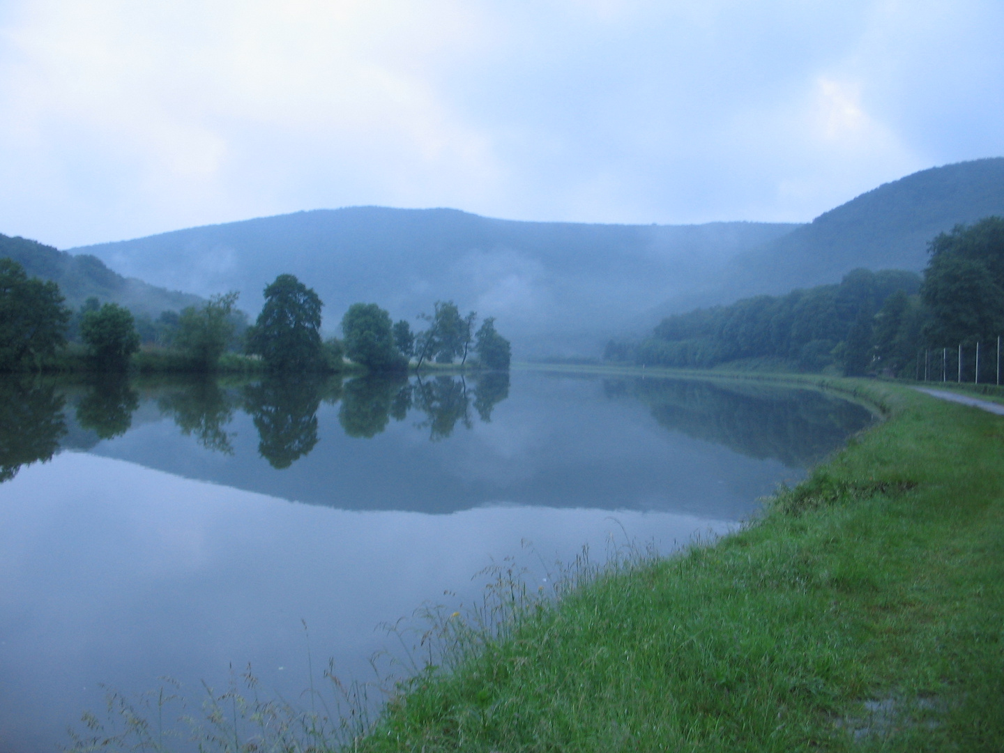 Abendstimmung an der Meuse