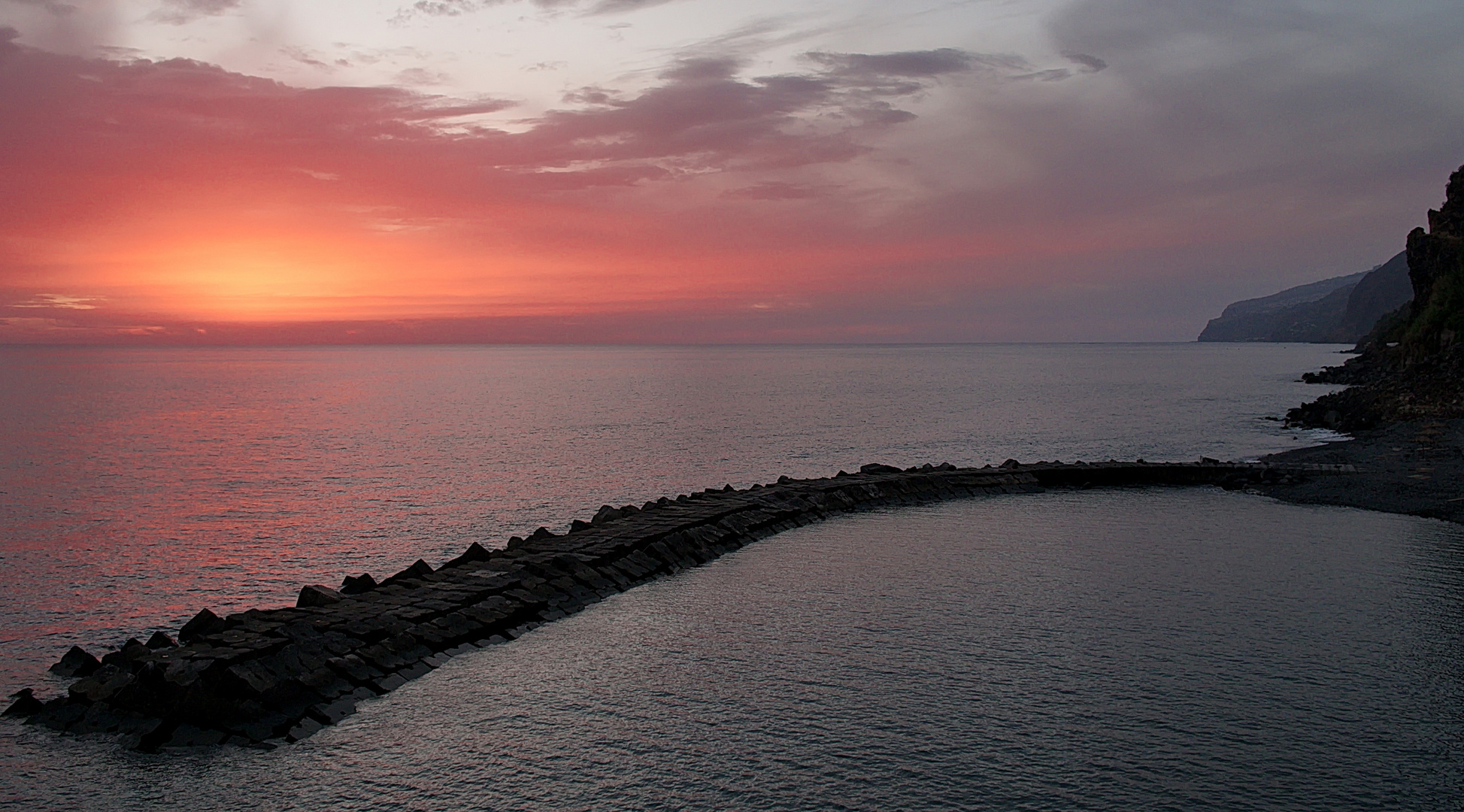 Abendstimmung an der Mole