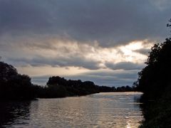 abendstimmung an der mulde